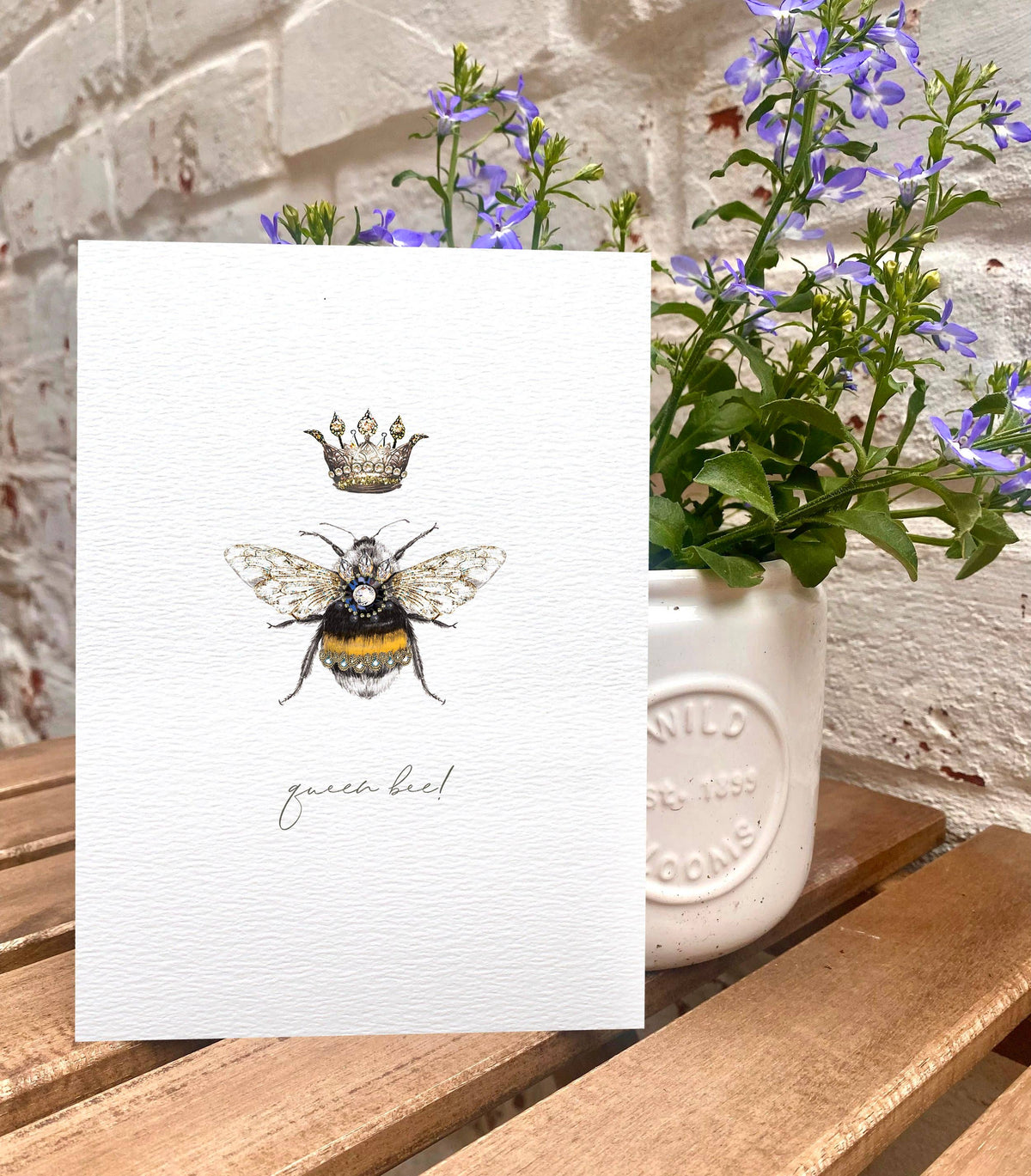 QUEEN BEE CARD