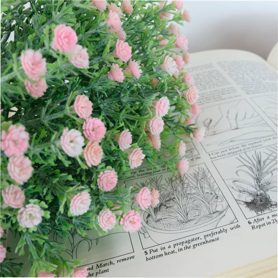 BLUSH WILD GYPSOPHILLA BUNCH- FAUX FLORALS