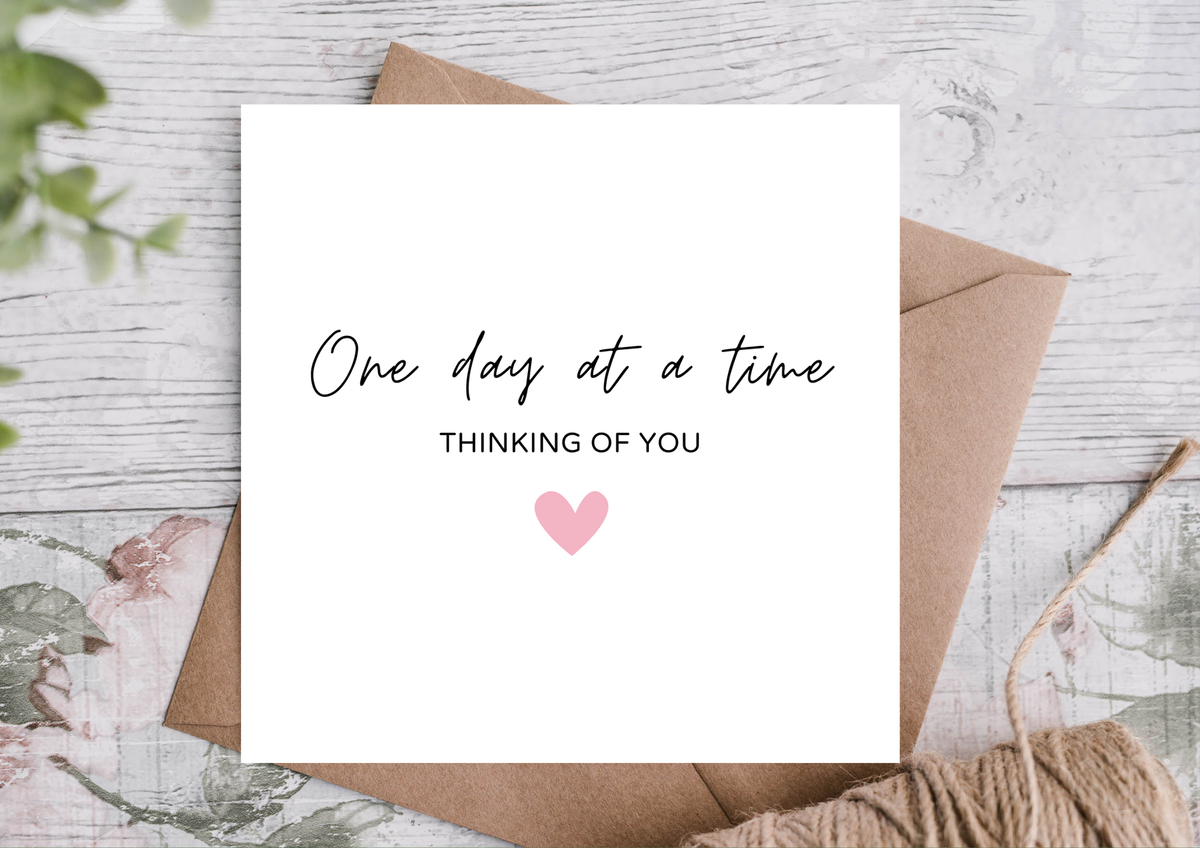 ONE DAY AT A TIME CARD
