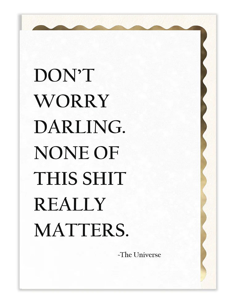 DON’T WORRY DARLING. CARD