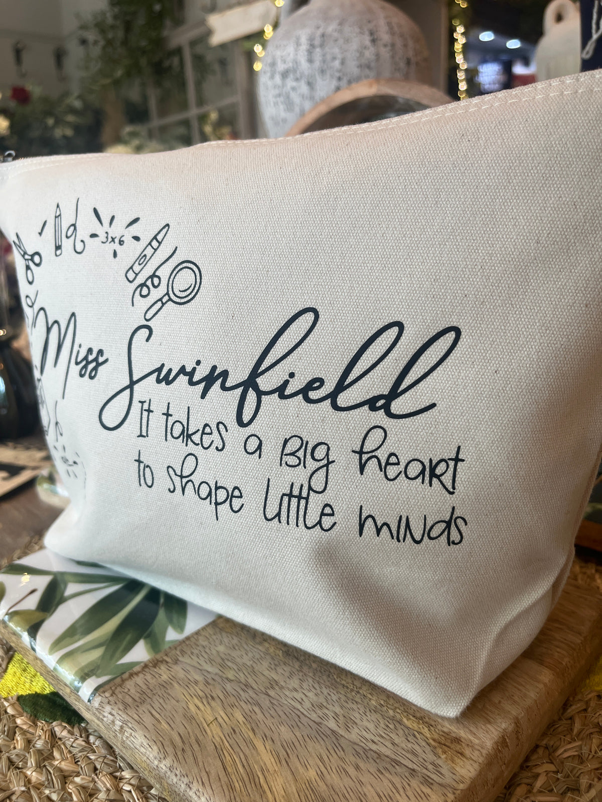 PERSONALISED TEACHER BAG