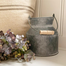 DISTRESSED METAL CHURN