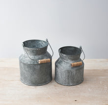 DISTRESSED METAL CHURN