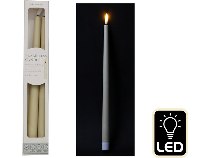 LED WAX TAPER CANDLE