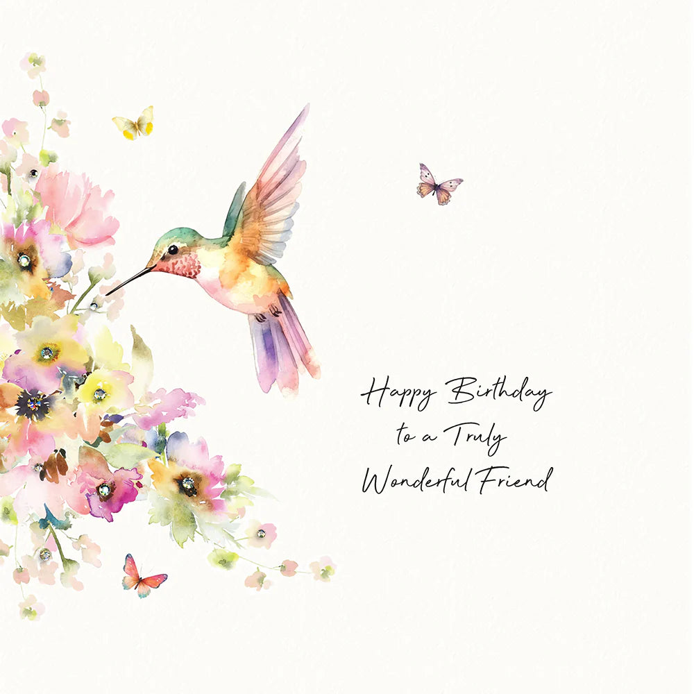 HAPPY BIRTHDAY WONDERFUL FRIEND CARD