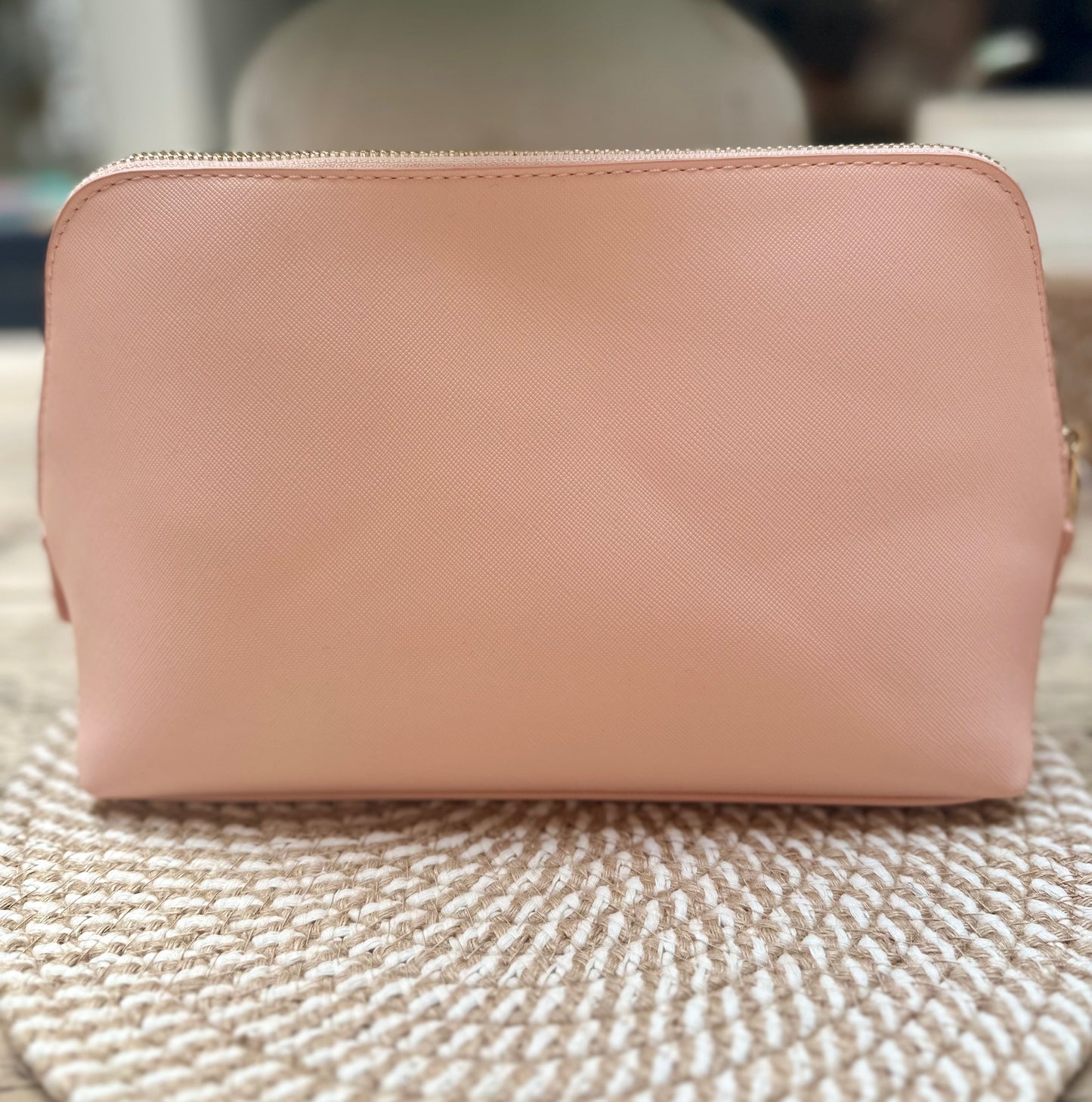BLUSH PINK LARGE ACCESSORY BAG