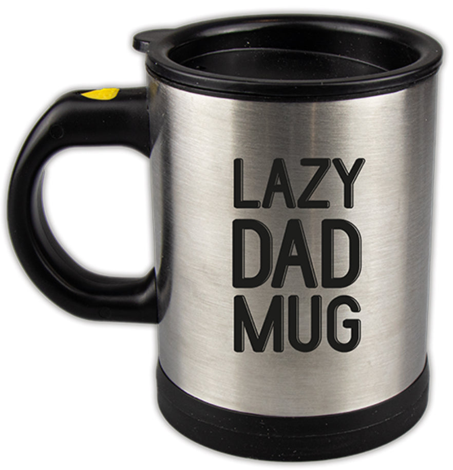 LAZY DAD SELF STIRRING INSULATED MUG