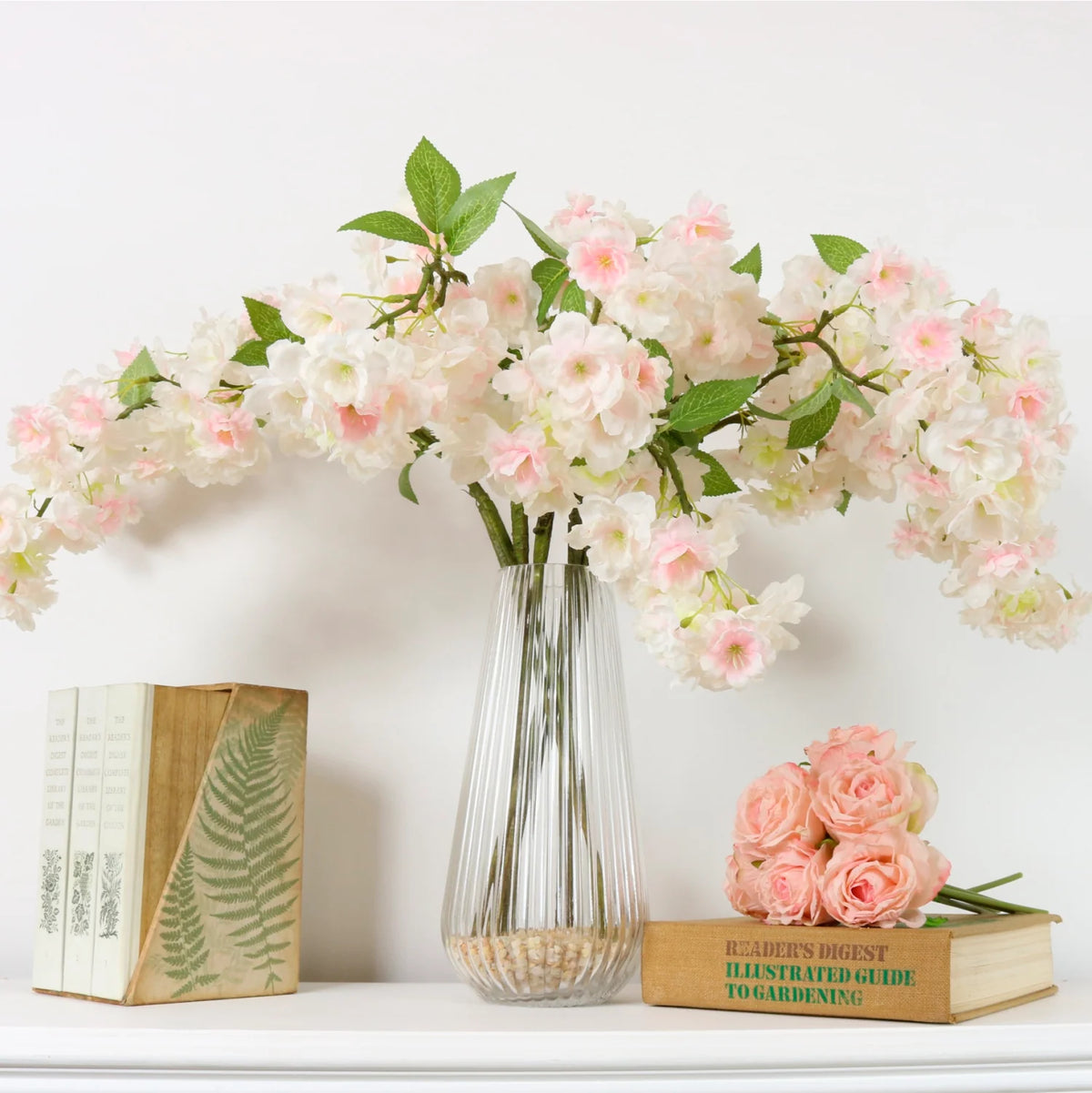 FALLING CHERRY BLOSSOM - FAUX FLORALS