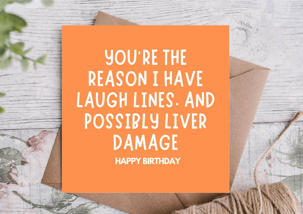 YOU'RE THE REASON CARD