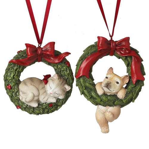 HANGING CAT OR DOG WREATH