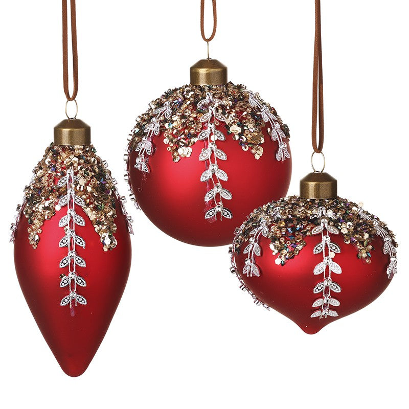 RED JEWEL BAUBLE