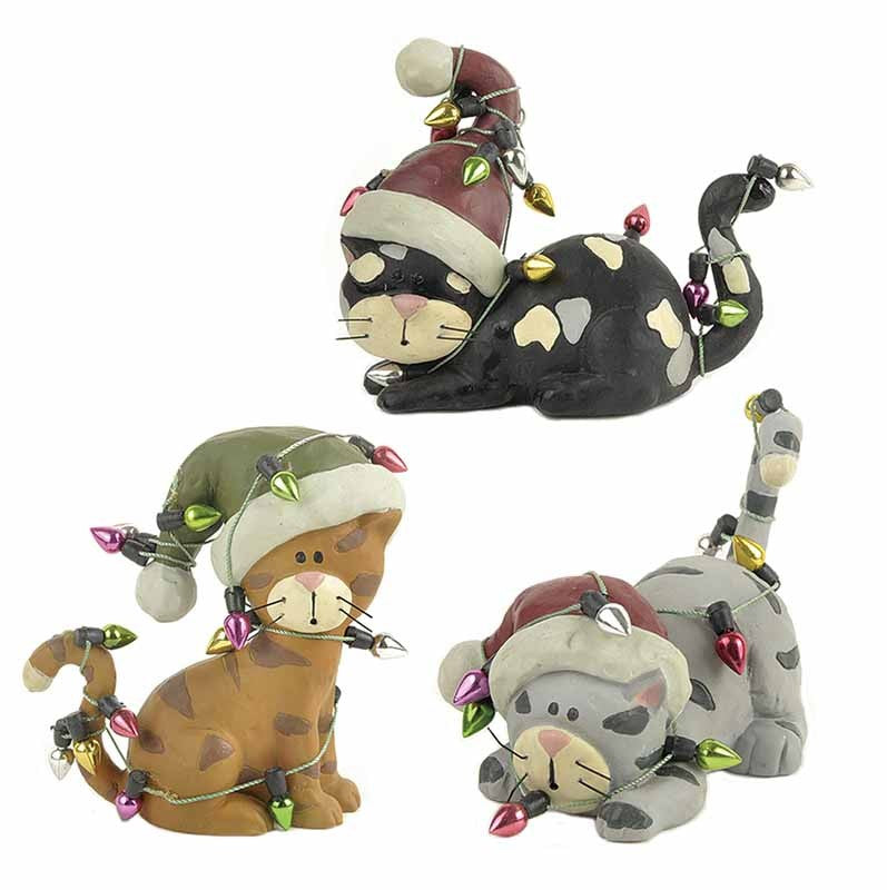 FESTIVE CAT ORNAMENT