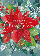 POINSETTA CHRISTMAS GIFT TAG PACK