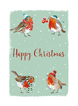ROBIN CHRISTMAS GIFT TAG PACK