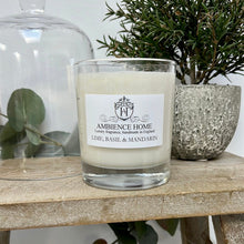 LIME, BASIL & MANDARIN CANDLE - HANDMADE SOY CANDLE IN THE UK