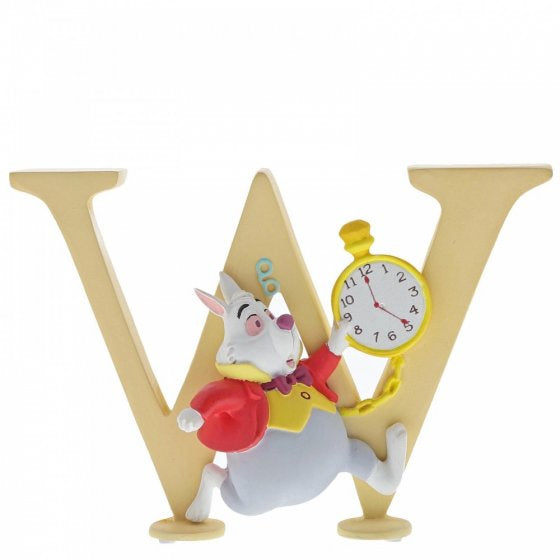 ‘W’ INITIAL WHITE RABBIT
