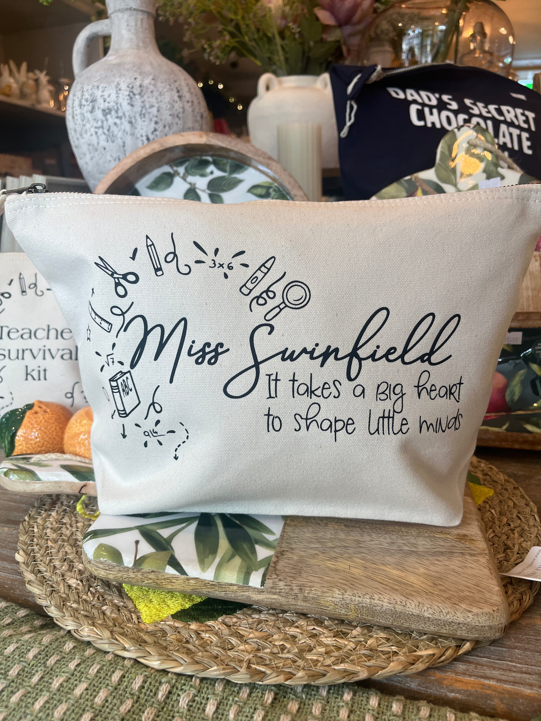 PERSONALISED TEACHER BAG