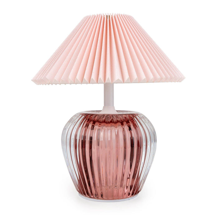 GLASS LED LAMP WITH SHADE