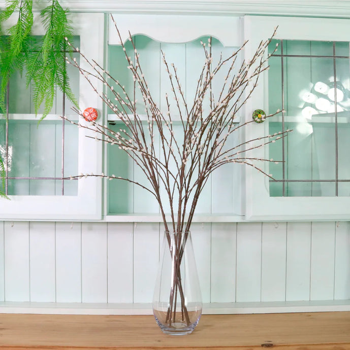 PUSSY WILLOW SPRAY - FAUX FLORALS