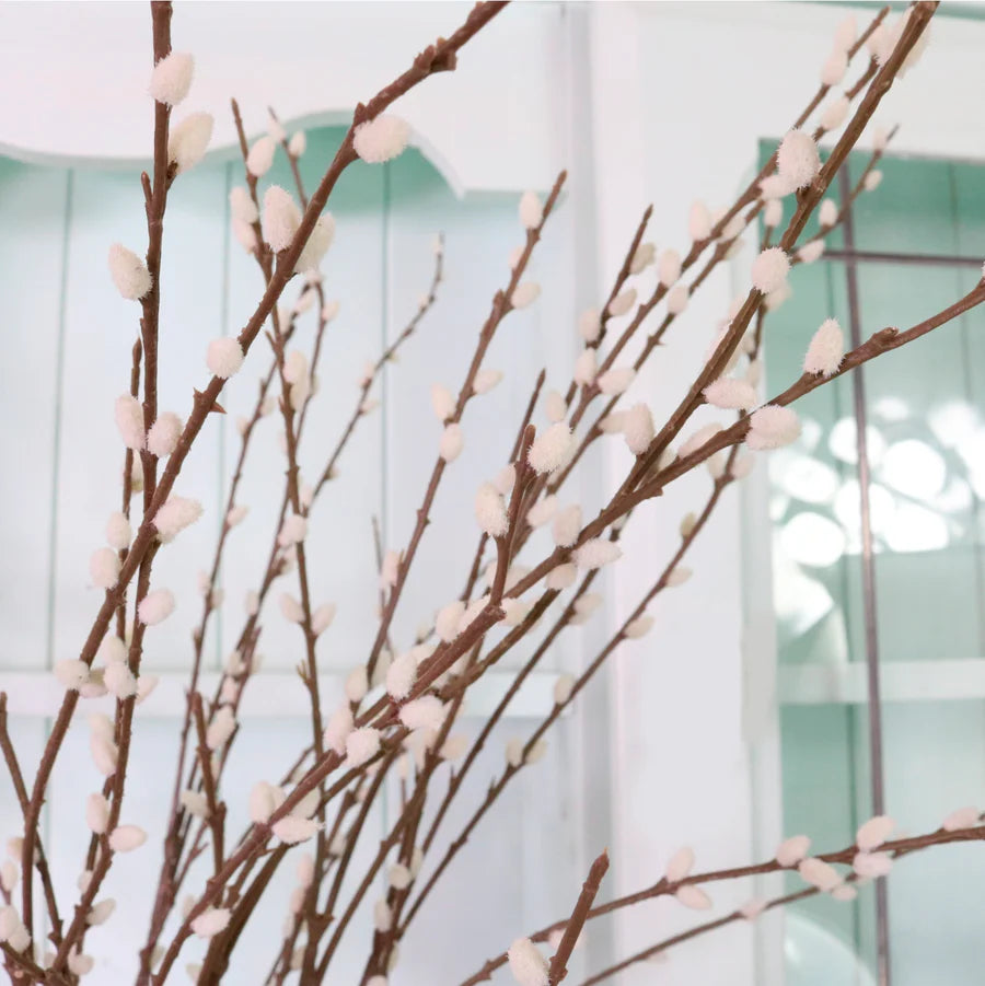 PUSSY WILLOW SPRAY - FAUX FLORALS