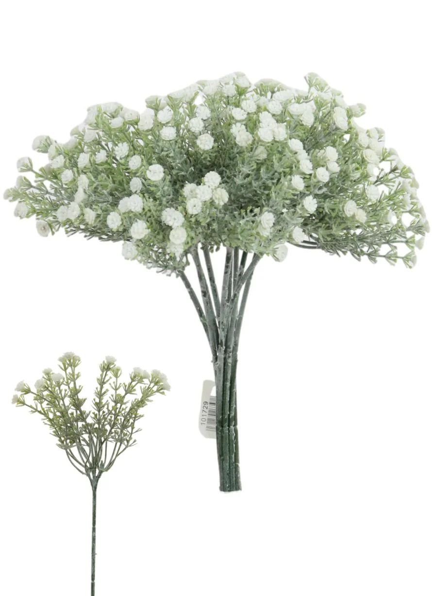IVORY WILD GYPSOPHILLA BUNCH- FAUX FLORALS