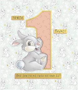 YOU’RE ONE TODAY THUMPER CARD