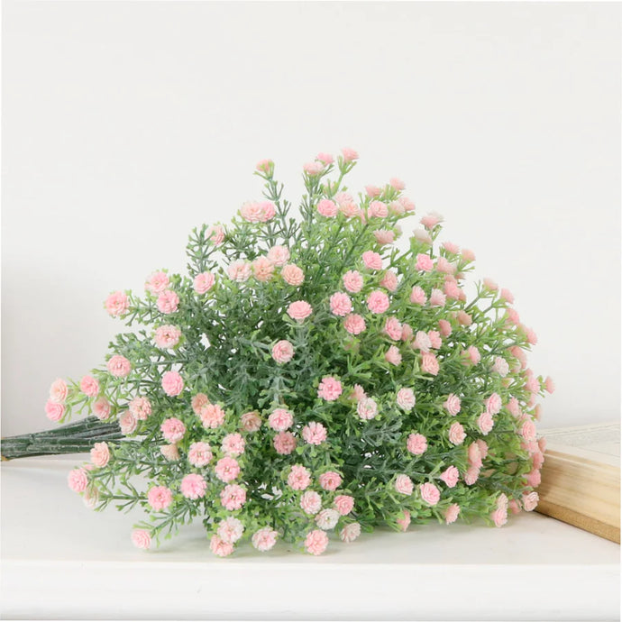BLUSH WILD GYPSOPHILLA BUNCH- FAUX FLORALS