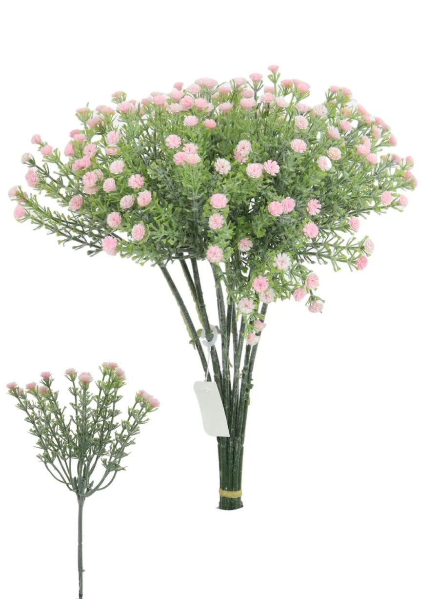 BLUSH WILD GYPSOPHILLA BUNCH- FAUX FLORALS