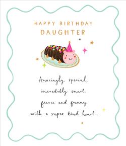 HAPPY BIRTHDAY DAUGHTER CONCERTINA CARD