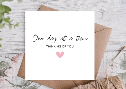 ONE DAY AT A TIME CARD