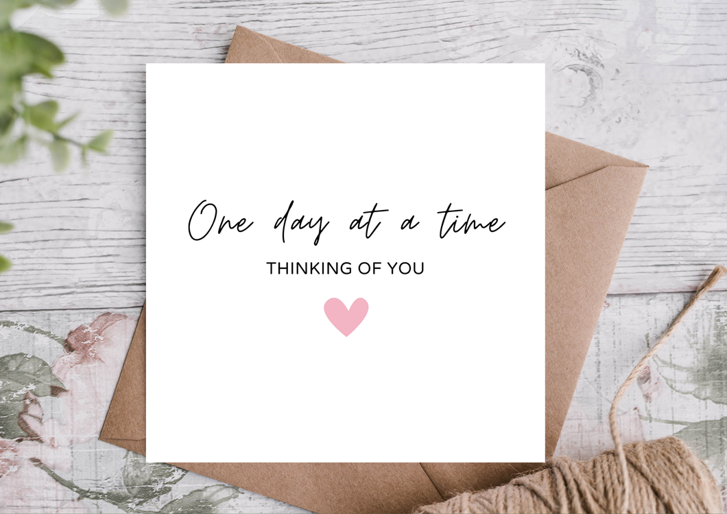 ONE DAY AT A TIME CARD