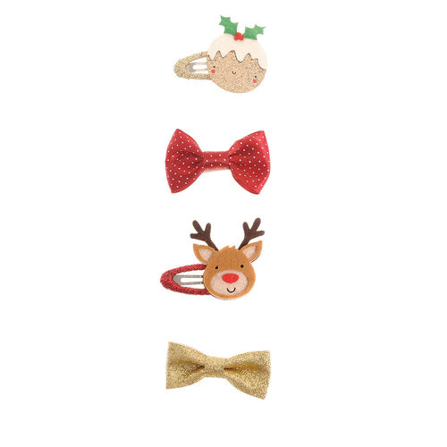 FESTIVE HAIR CLIP SET