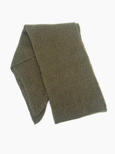 KHAKI ASYMMETRIC SCARF