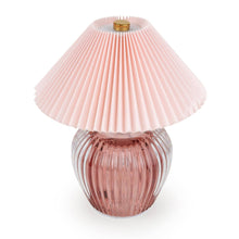 GLASS LED LAMP WITH SHADE