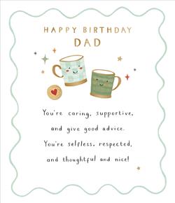 HAPPY BIRTHDAY DAD CARD