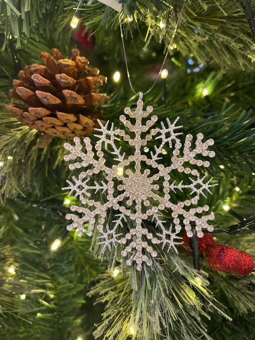 SILVER DIAMONTE SNOWFLAKE