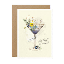 MARTINI, SIT BACK AND RELAX CARD