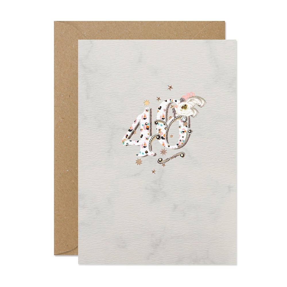 40 BIRTHDAY CARD