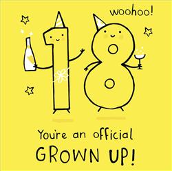 18 WOOHOO!