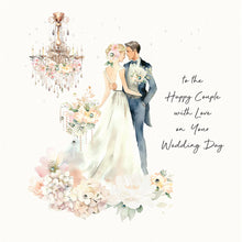 THE HAPPY COUPLE WEDDING DAY CARD