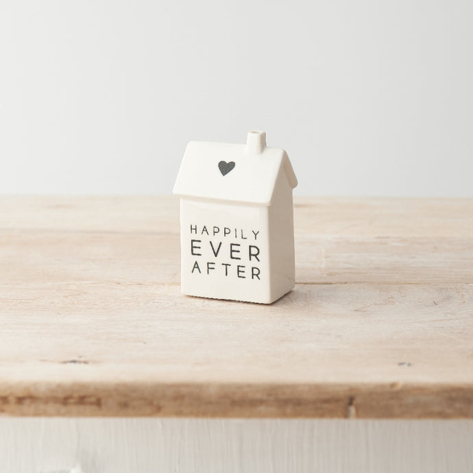 HAPPILY EVER AFTER CERAMIC HOUSE