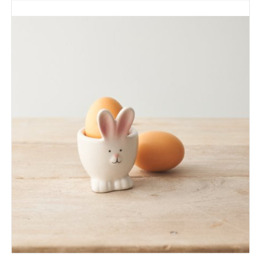 PINK BLUSH BUNNY EGG CUP