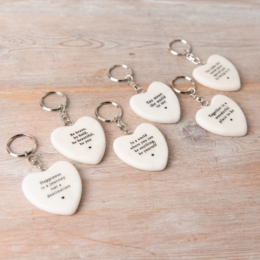 MARBLE HANGING KEYRING