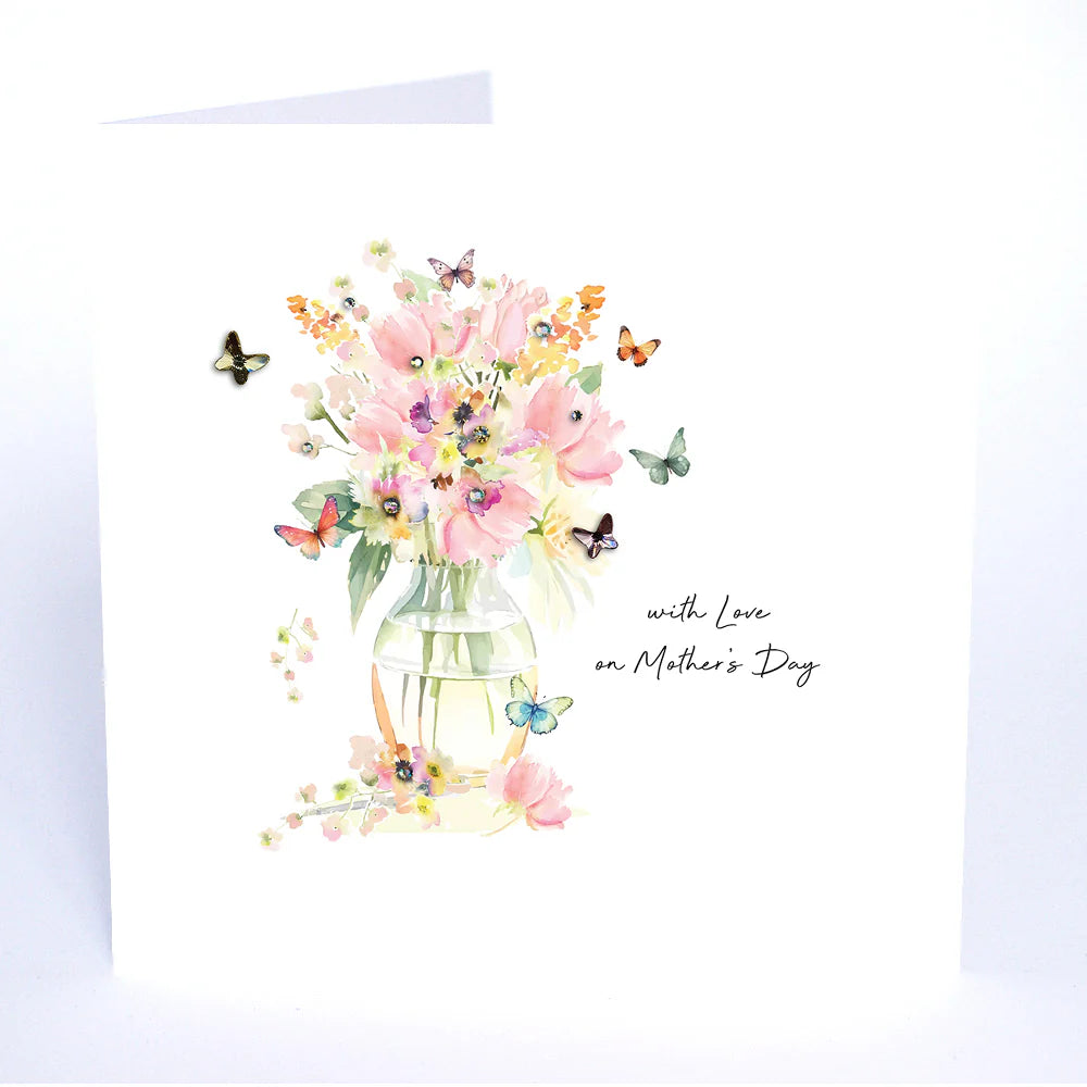 WITH LOVE ON MOTHERS DAY CARD