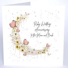 RUBY WEDDING ANNIVERSARY CARD