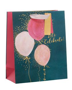 MEDIUM BALLOON CELEBRATE GIFT BAG