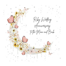 RUBY WEDDING ANNIVERSARY CARD