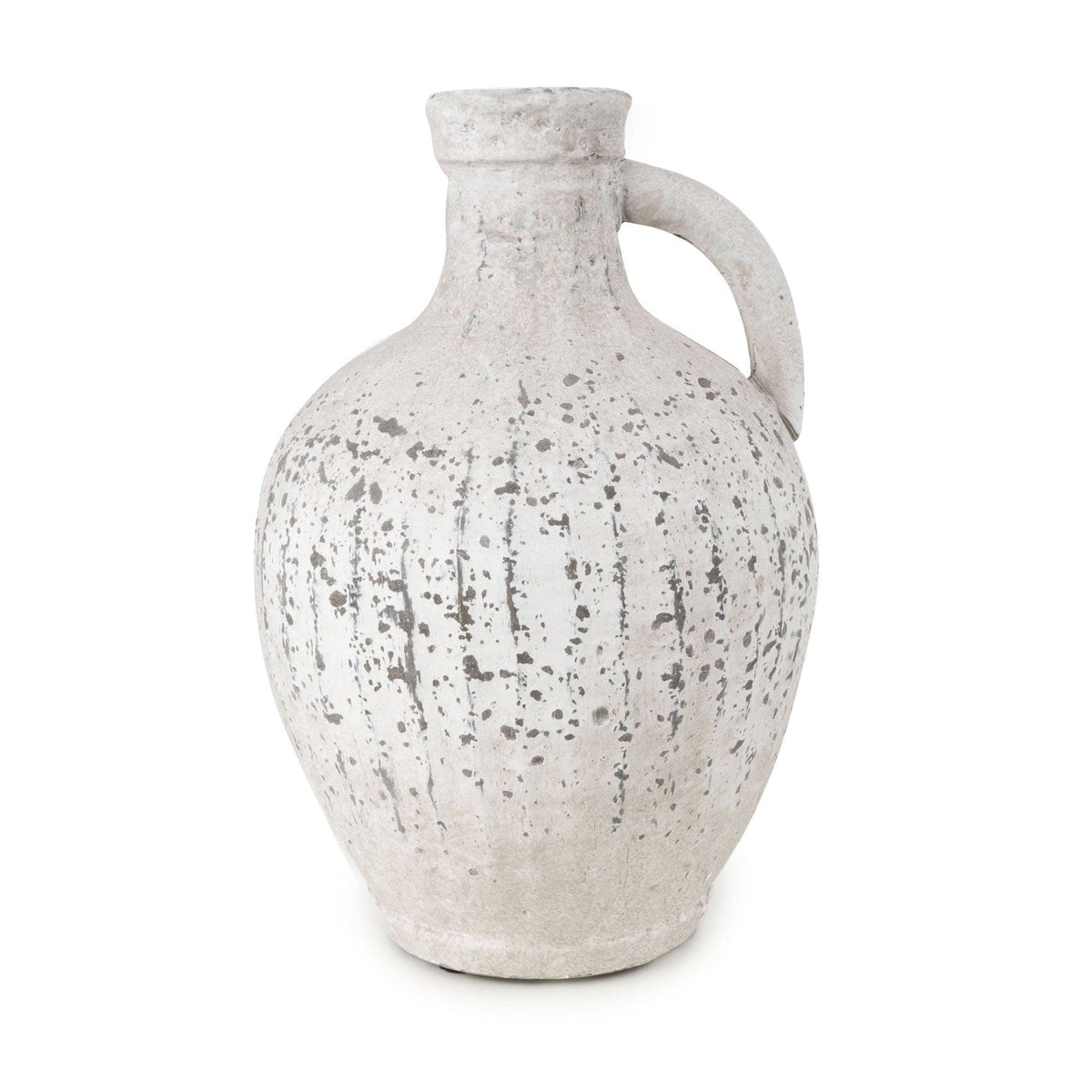 RUSTIC STONE EFFECT JUG VASE