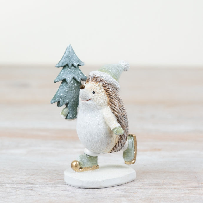 SKATING HEDGEHOG ORNAMENT