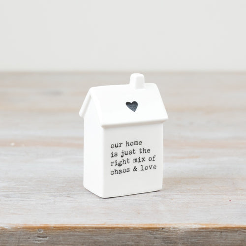 CERAMIC HOUSE ORNAMENT